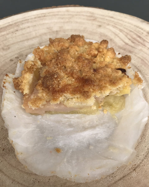 Crumble aux pommes et aux poires